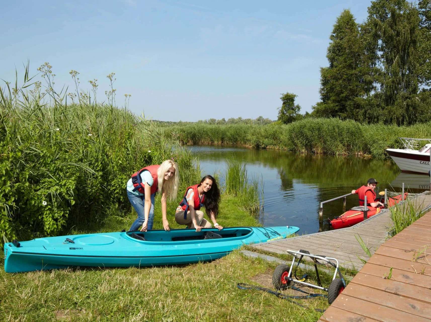 Kajakverleih am Forsthaus Damerow