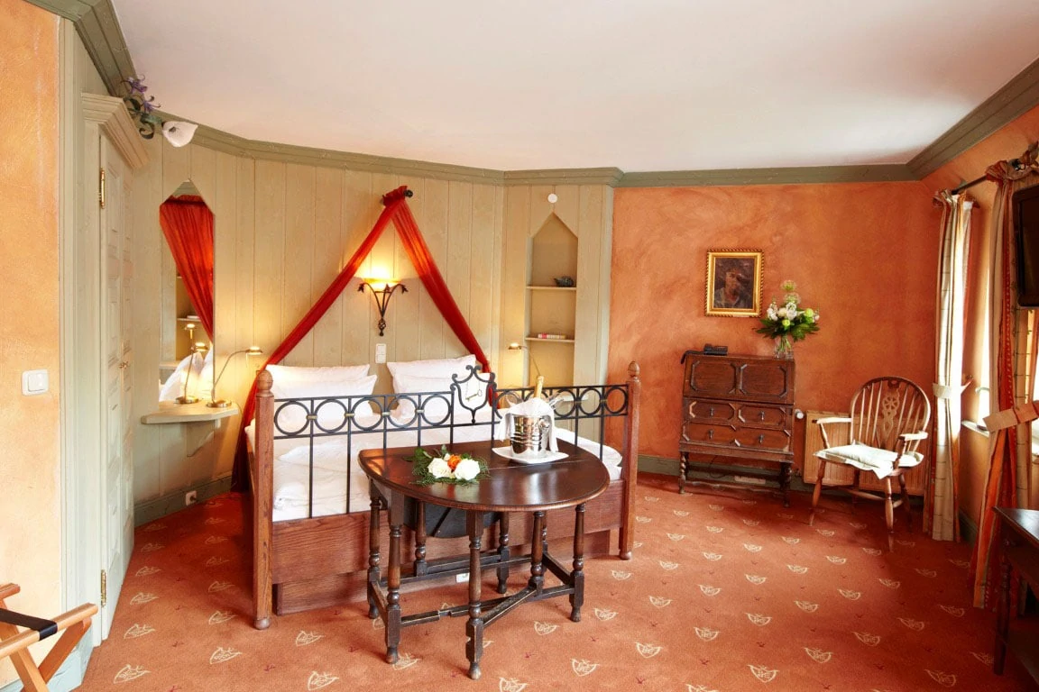 Forsthaus Damerow - Doppelzimmer Komfort - Schlafbereich