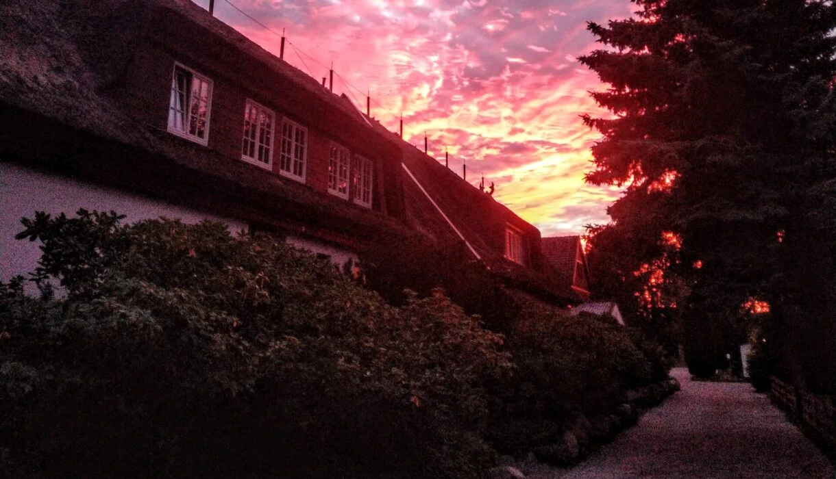 Sonnenuntergang-Forsthaus-Damerow