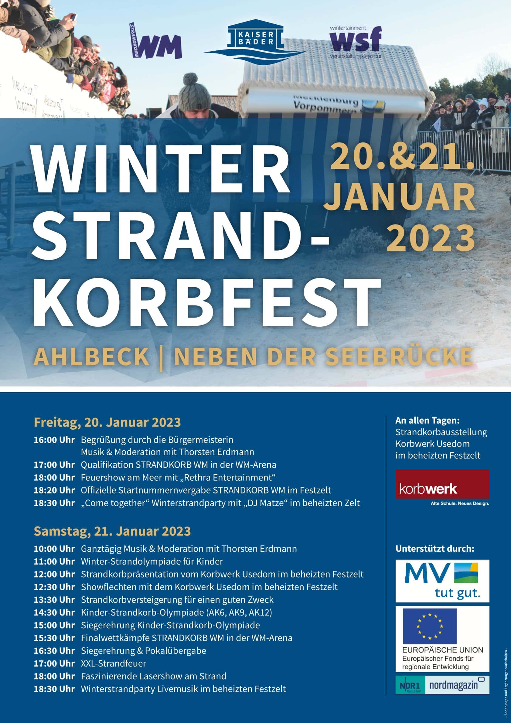 20. & 21. Januar WINTER STRANDKORBFEST 19